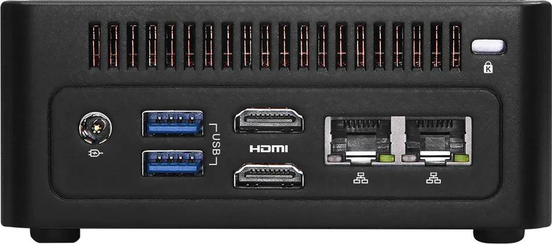 Asrock nuc box-255h barebone mini pc core ultra 7 255h arc 140t ddr5 vpro dual 2.5GBe no ram no SSD no os black-null