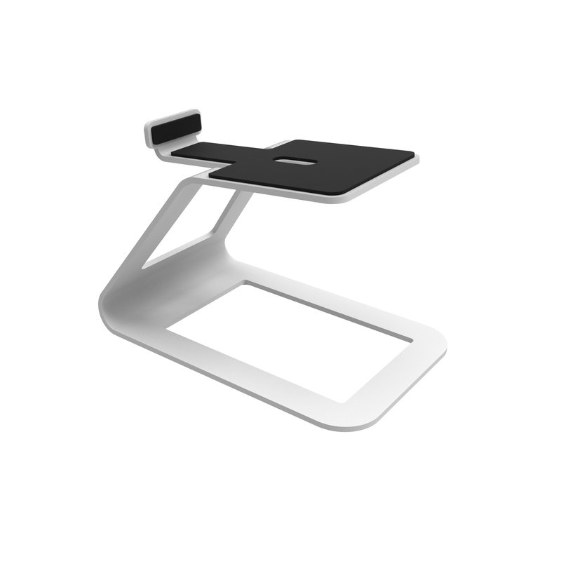Kanto se4 elevated desktop speaker stands for midsize speakers - white, pair-null