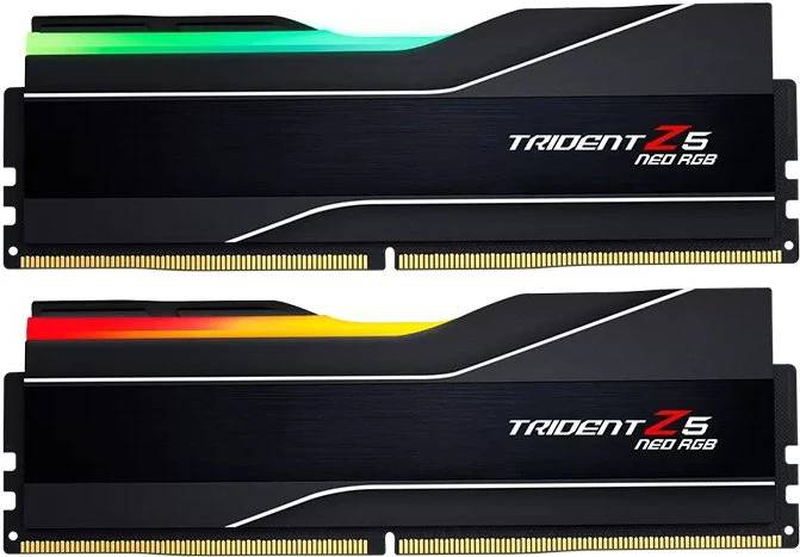 G.skill trident z5 neo rgb black 48GB (2x24GB) ddr5-8000 cl40 AMD expo 1.40v memory kit f5-8000j4048g24gx2-tz5nr-null