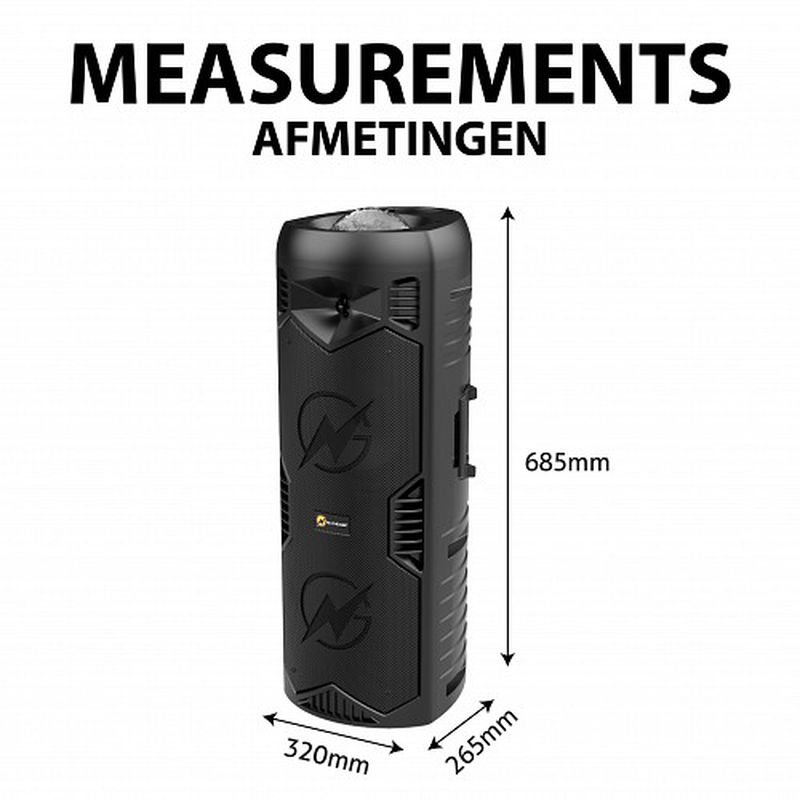 Product image: N-gear lets go party 5150 karaoke portable bluetooth speake, , medium-null
