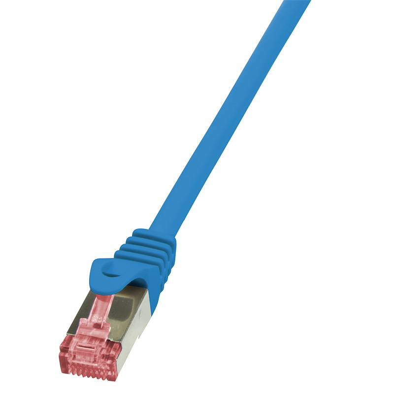 Logilink primeline / patch cable / rj-45 (m) to rj-45 (m) / 3 m / sftp, pimf / cat 6 / halogen-free, snagless / blue-null