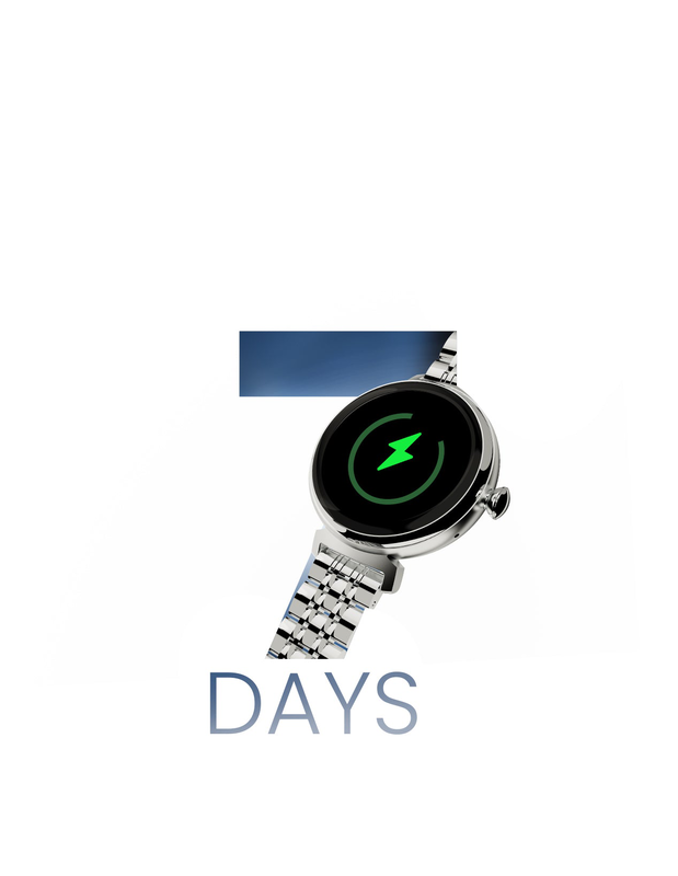 Hifuture aura smartwatch silver, , medium-null