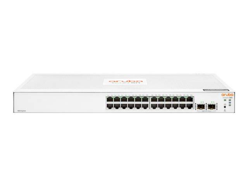 Hpe aruba instant on 1830 24G 2sfp smart switch | 24-port gigabit ethernet | rack-mountable 1u, , medium-null