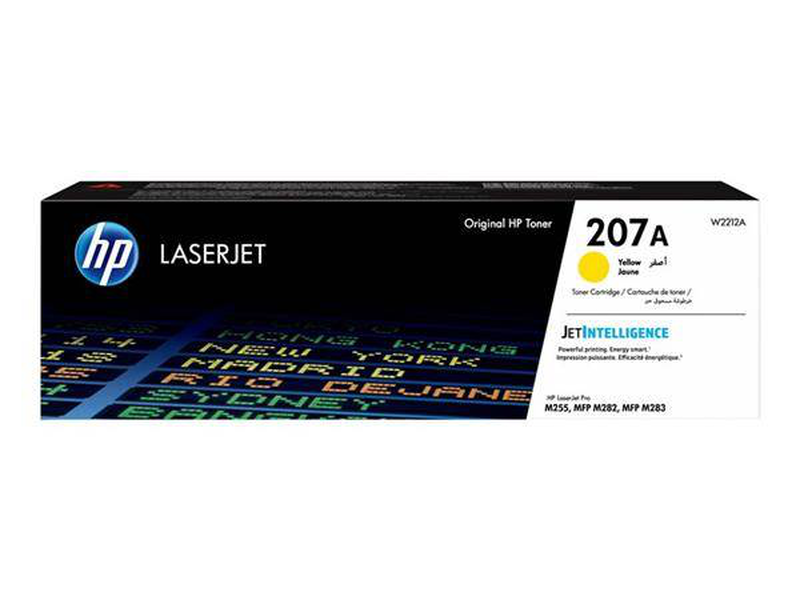 Hp w2212a 207a yellow laserjet toner cartridge for m255/mfp m282/mfp m283, , medium-null