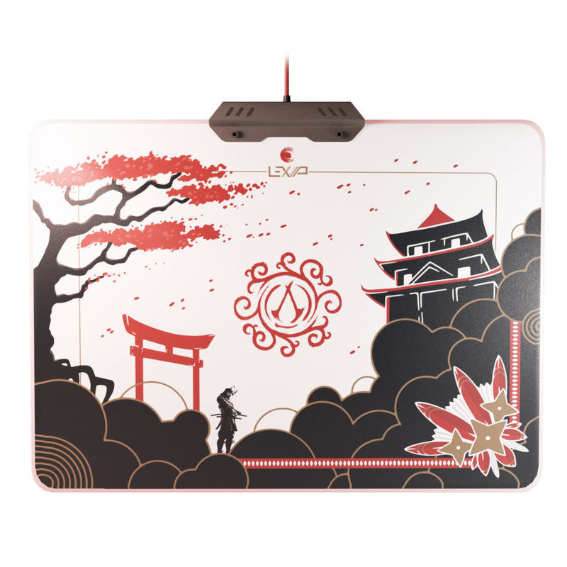 Limited edition lexip assassin's creed shadows led lighting mousepad-null