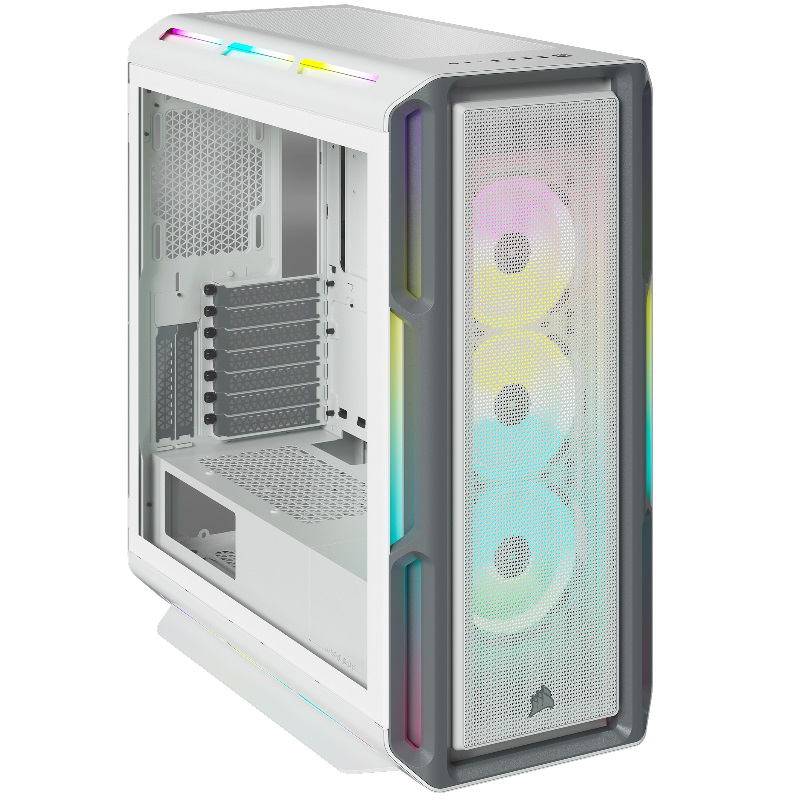 Corsair case obsidian 5000t icue rgb tg mid white (cc-9011231-ww)-null