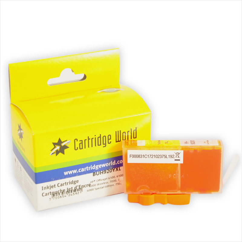 Hp 920xl cw replacement ink yellow wigig, , medium-null