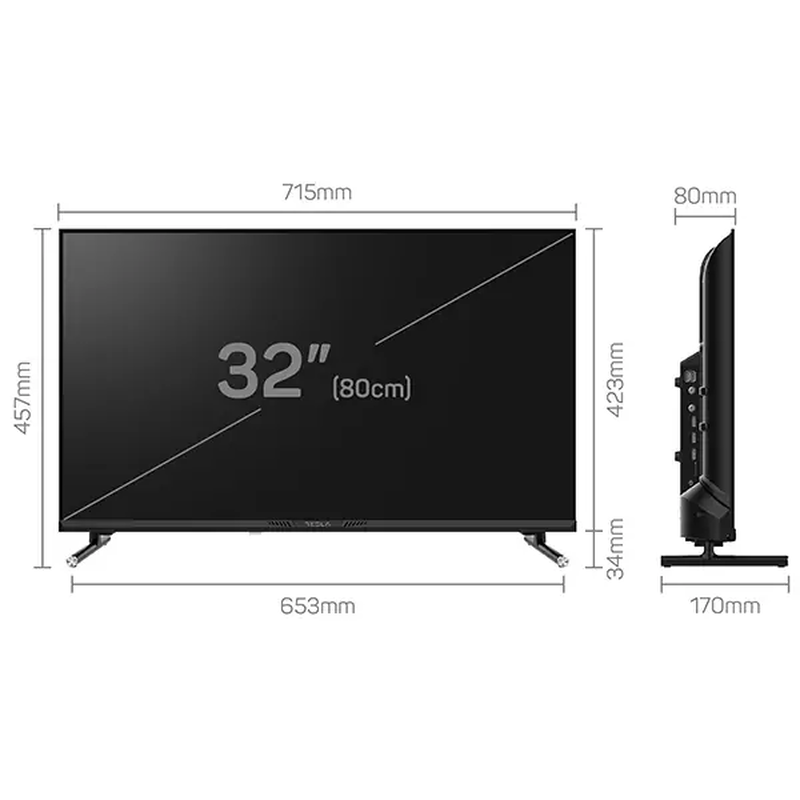 Tesla TV 32" HD 32e645bhw-null