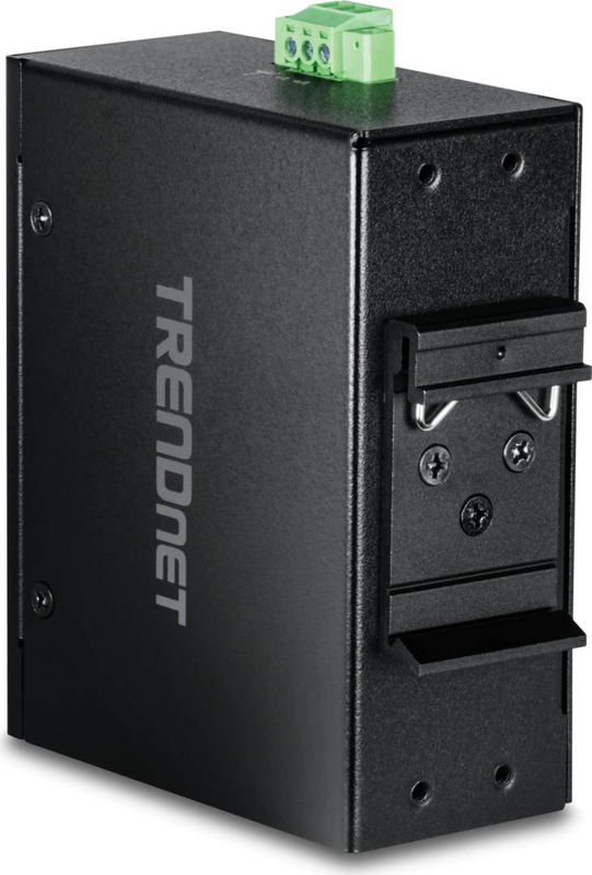 Trendnet ti-pelc80 8-port industrial fast ethernet poe+ switch | 200w | din rail/wall mount, , medium-null