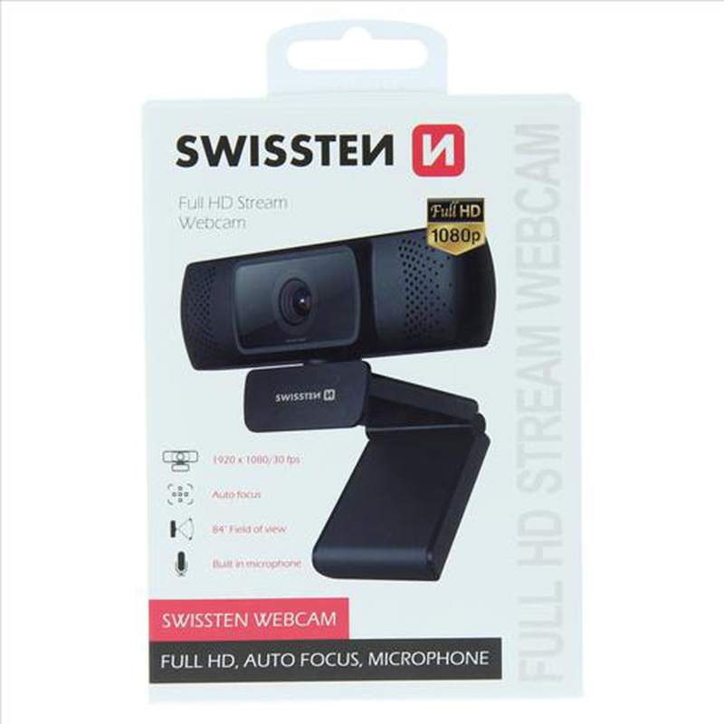 Swissten webcam FHD 1080p image number null