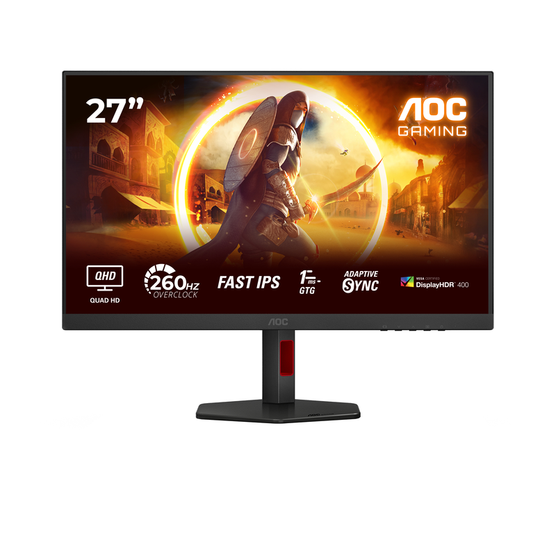 Aoc q27g4zr 27" gaming monitor qhd 240hz-null