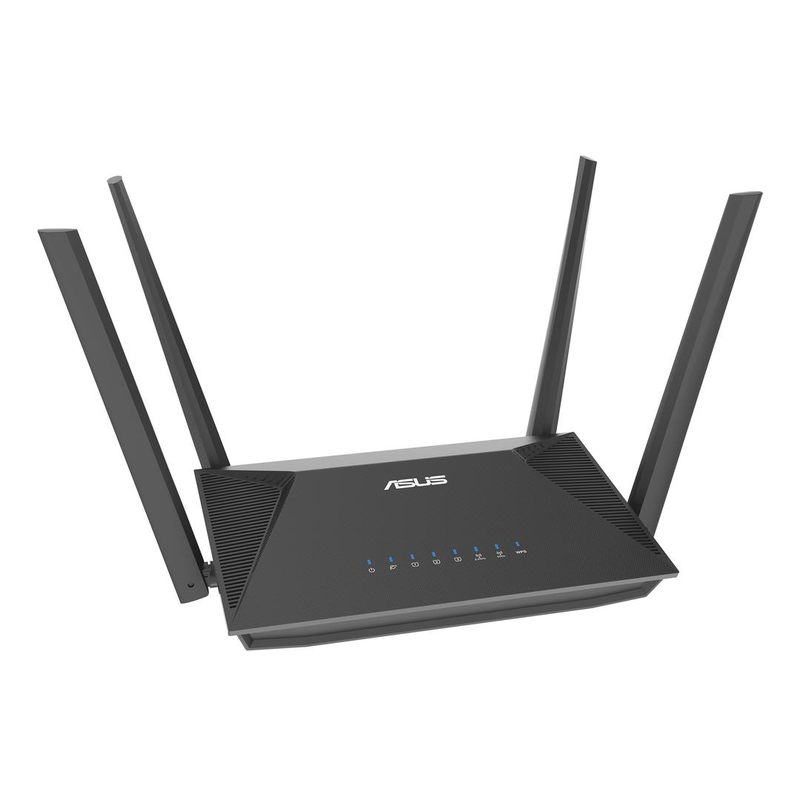 Asus rt-ax52 pro ax3000 dual-band Wi-Fi 6 router 3000mbps 4x gigabit aimesh ofdma 1024-qam vpn black-null