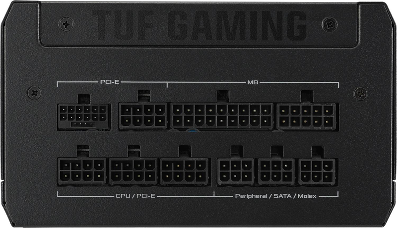 Asus tuf gaming 1000g 1000w atx power supply 80 plus gold fully modular atx 3.0 pcie 5.0 12vhpwr axial-tech black-null