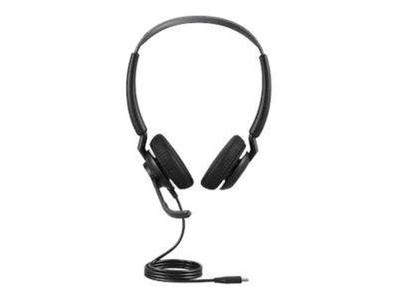 Jabra engage 50 II uc stereo USB-c wired contact center headset 3-mic 36db noise reduction engage plus balancedvoice black-null