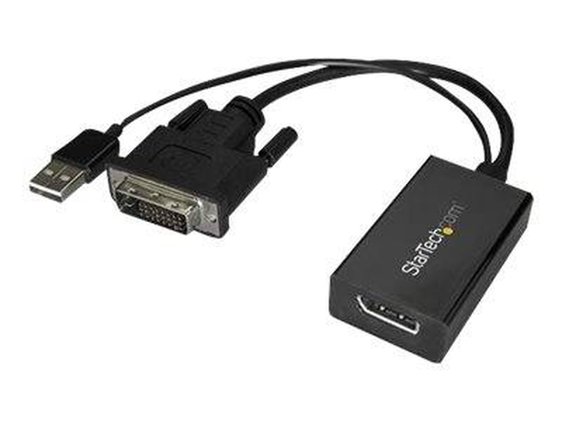 Startech.com dvi to displayport adapter / USB power / dvi-d to dp converter / display adapter / dual link / dvi-d (m) to displayport (f) / USB power, , medium-null