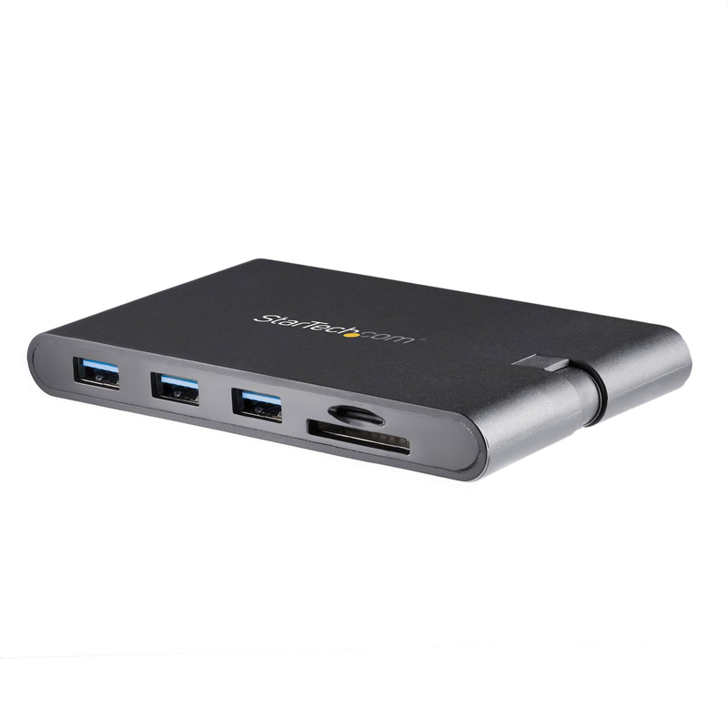 Startech.com dkt30chvscpd USB-c mini dock 4k HDMI vga 100w pd gigabit ethernet 3x USB 3.0 sd microsd black-null