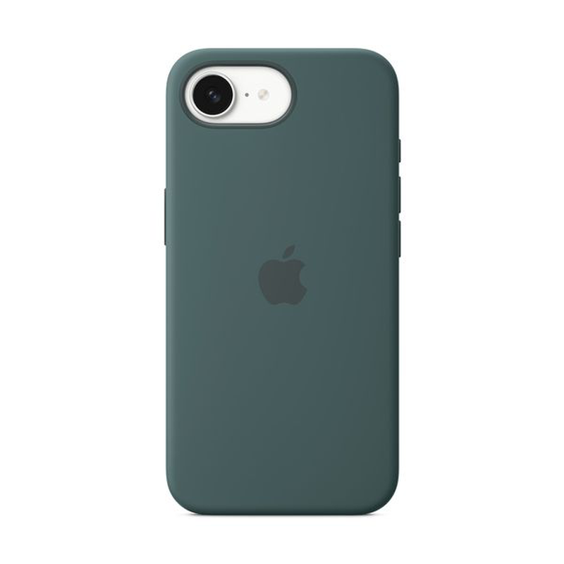 Product image: iPhone 16e silicone case lake green, , medium-null