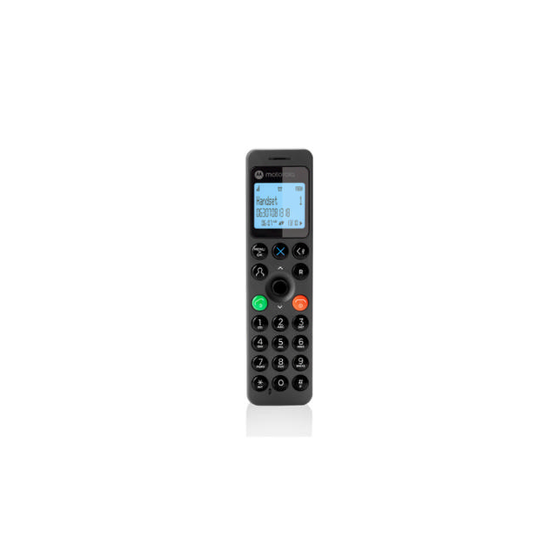 Motorola dot201 cordless phone - black-null