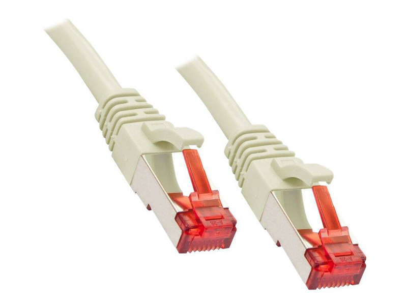 Lindy - patch cable - rj-45 (m) to rj-45 (m) - 7.5 m - sftp, pimf - cat 6e - snagless - grey-null