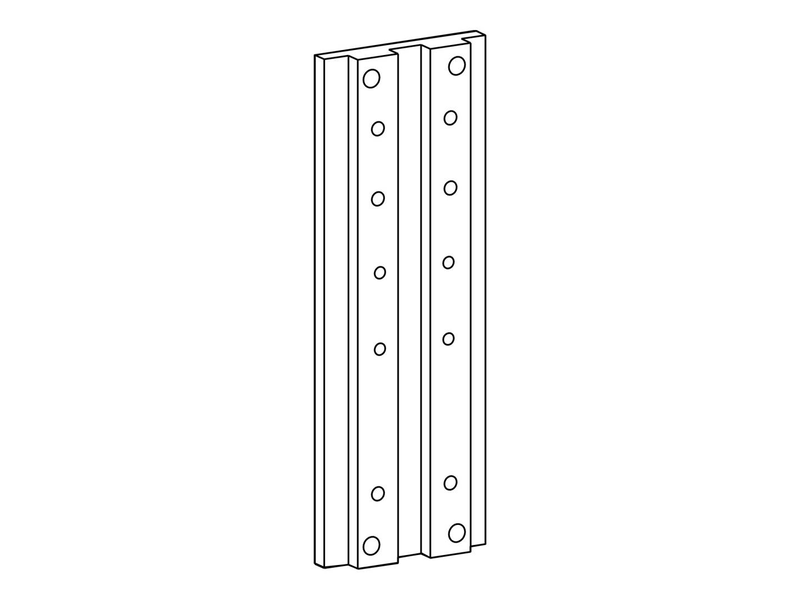 Ergotron 97-091 track mount bracket kit for lx mx hx arms and pivots on wall track aluminium-null