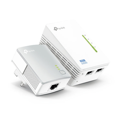 Tp-link av600 powerline homeplug Wi-Fi extender with 2 lan ports, starter kit, , medium