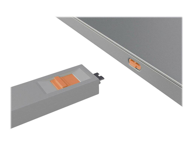 Lindy - USB-c port blocker - orange-null