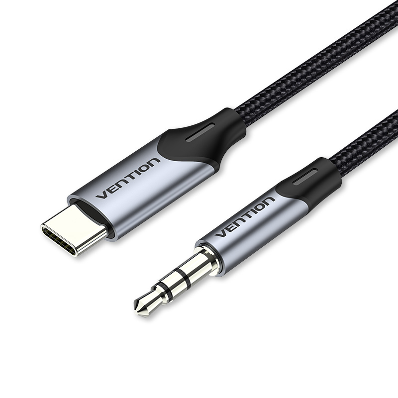 Vention audio converter USB-c to 3.5mm male cable 1.5m bgkhg, , medium-null