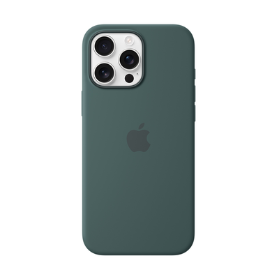 iPhone 16 pro max silicone case with MagSafe, Green, medium