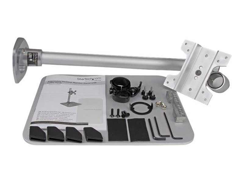 Startech armpivstnd single monitor stand freestanding for 12-34" up to 14kg vesa silver-null