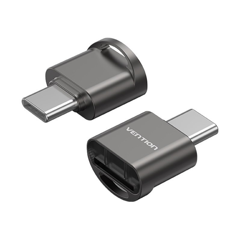 Vention card reader USB-c for micro sd cards metal clmh0, , medium-null