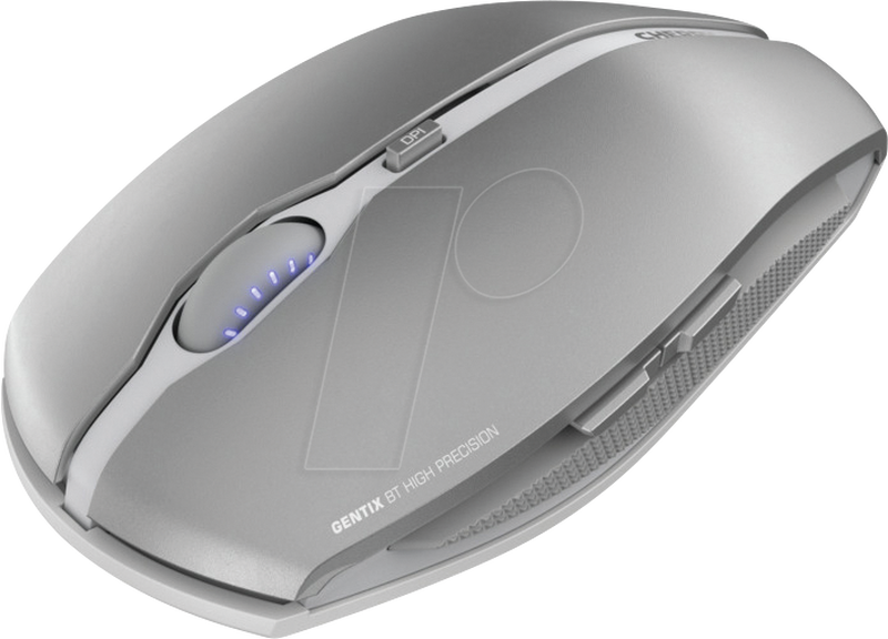 Cherry Gentix bt - mouse - optical - 7 buttons - wireless - bluetooth 4.0 - frosted silver, , medium-null