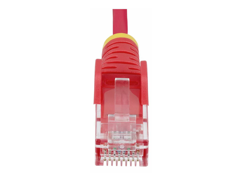 Startech.com 10m red slim cat6 ethernet cable, snagless, 28awg, lszh / patch cable / rj-45 (m) to rj-45 (m) / 10 m / 3.6 mm / utp / cat 5/5e/6 / ieee 802.3bt / halogen-free, snagless / red-null