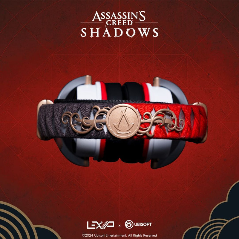Limited edition lexip assassin's creed shadows wireless headset for ps4/PS5/nintendo switch/pc-null