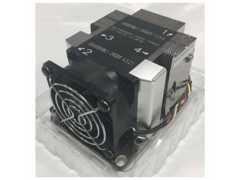 Supermicro snk-p0088ap4 2u active CPU heatsink socket lga4677 4th Gen xeon scalable x13 350w pwm fan-null