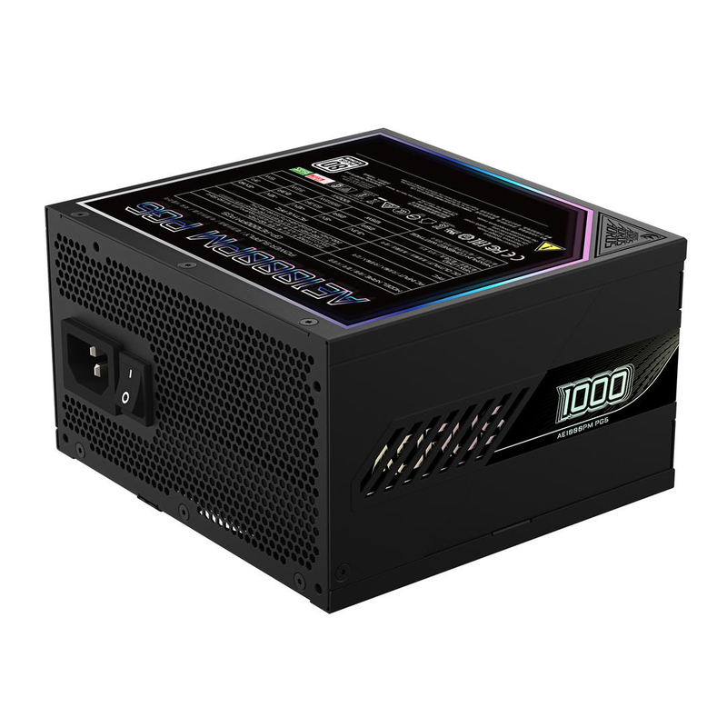 Gigabyte aorus elite ae1000pm pg5 1000w atx 3.0 fully modular power supply 80 plus platinum pcie 5.0 black-null