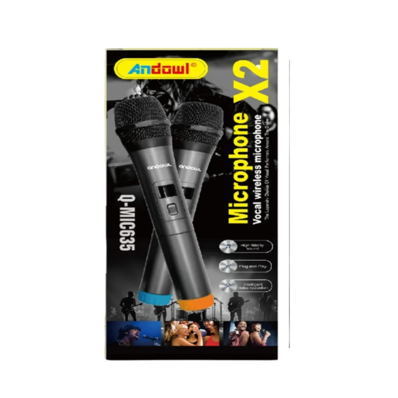 Wireless microphones q-mic635 ζεύγος ασύρματα μικρόφωνα, , medium image number null