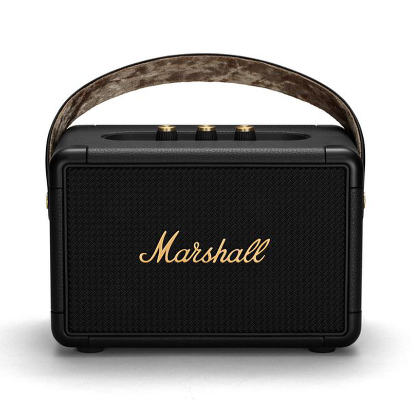 Kilburn II Black and Brass Portable Speaker, , medium image number null