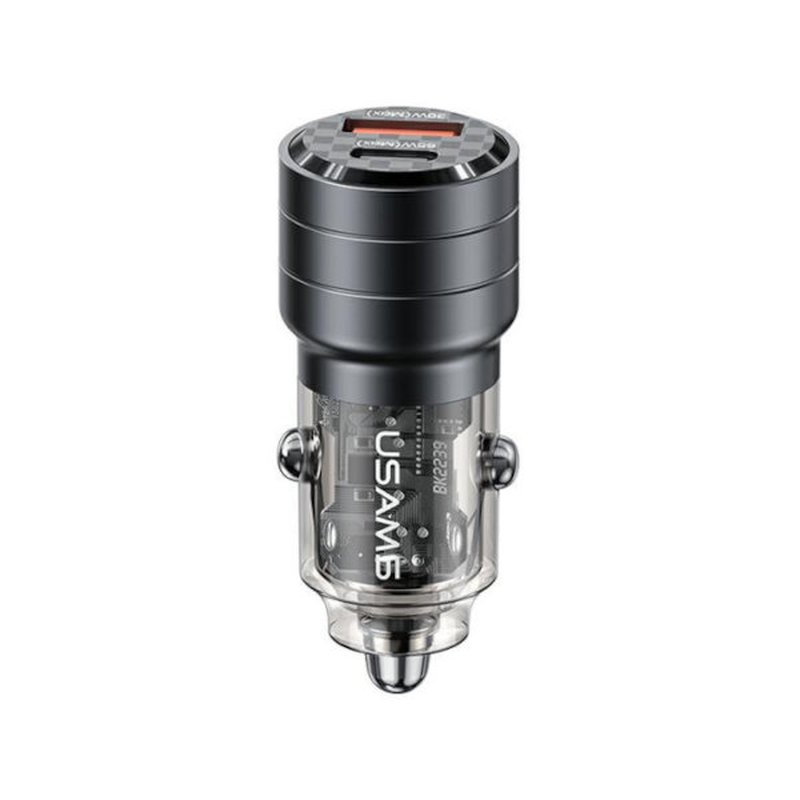 Usams car charger USB-a+USB-c 95w fast charge, , medium-null