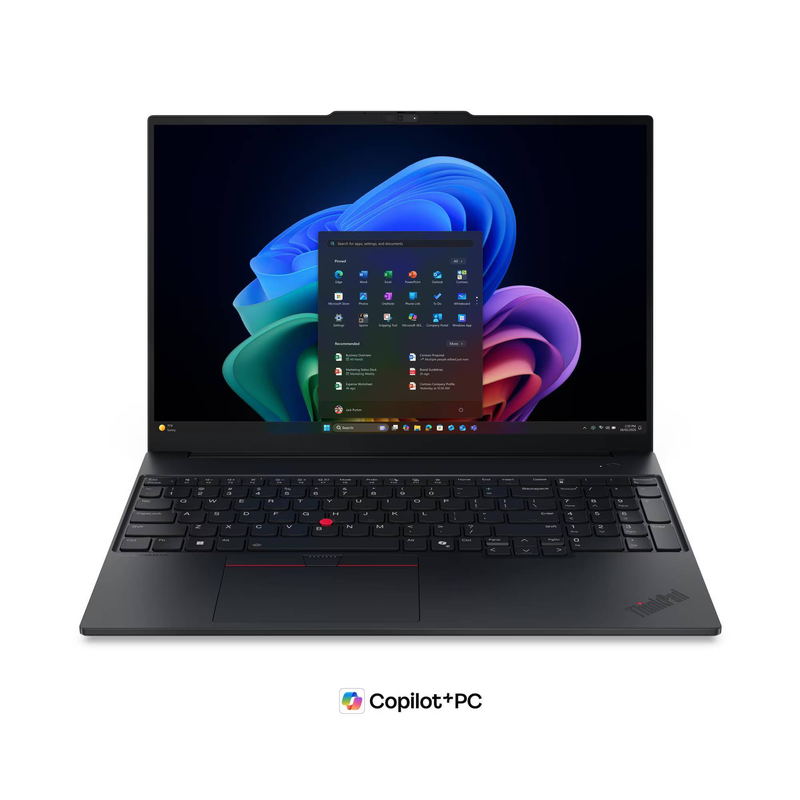 Lenovo thinkpad e16 Gen 4 16 inch laptop Intel Core ultra 7 355 16GB ddr5 512GB SSD wuxga windows 11 pro copilot+ pc-null