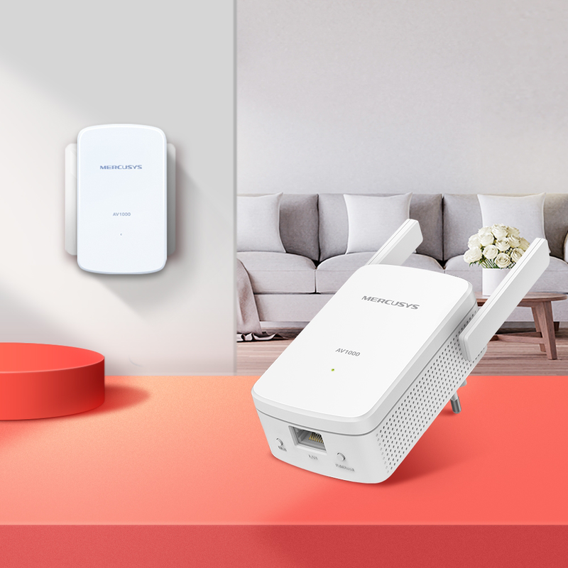 Mercusys mp510kit | av1000 gigabit powerline Wi-Fi kit, , medium-null