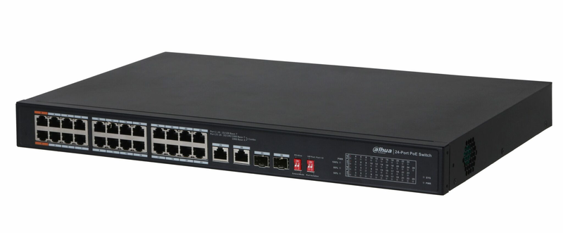 Product image: Dahua poe switch 24ports 240w pfs3226-24et-240, , medium-null
