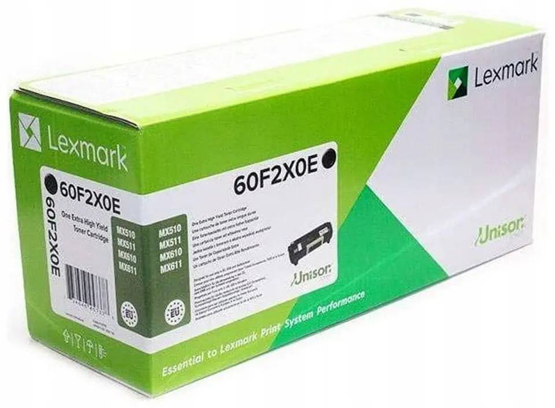 Lexmark 602xe 60f2x0e black extra high yield corporate toner 20000 pages for mx510 mx511 mx611-null