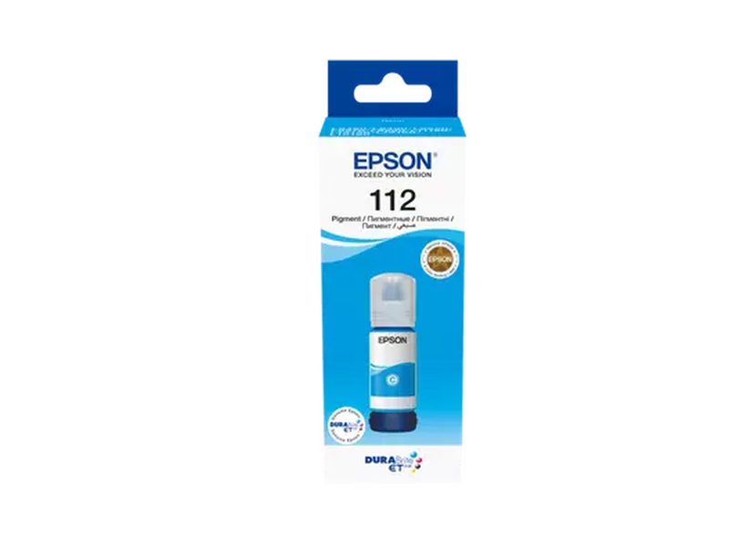Epson ecotank 112 pigment cyan ink bottle (70 ml), , medium-null