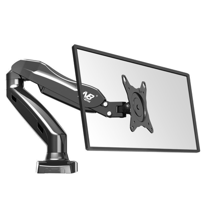 Nbmounts f80 gas strut desk monitor mount single arm black, , medium