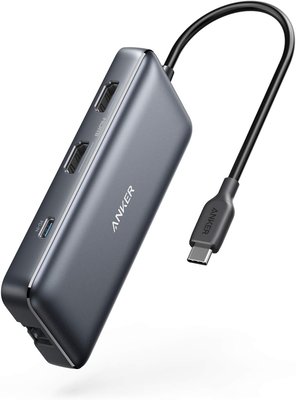 Anker work USB-c hub 8in1 2xhdmi,gb,sd,pd100w, , medium