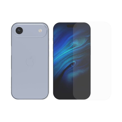 iPhone 17 Air TPU case & tempered glass, Transparent, medium