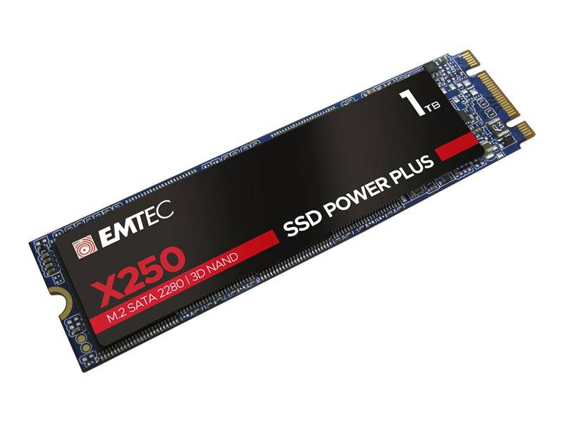 Emtec SSD power plus x250 / solid state drive / 1TB / internal / m.2 2280 / sata 6GB/s-null