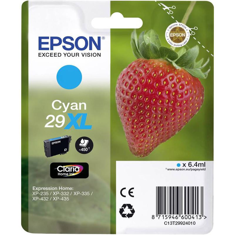 Product image: Epson t29xl original cyan ink, , medium-null