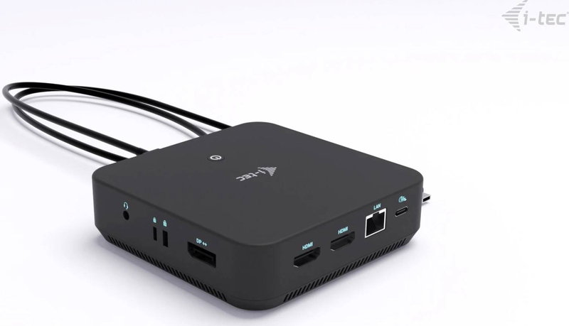 I-tec c31triplevideodppro USB-c triple video docking station 2x HDMI displayport 100w pd gigabit ethernet black-null