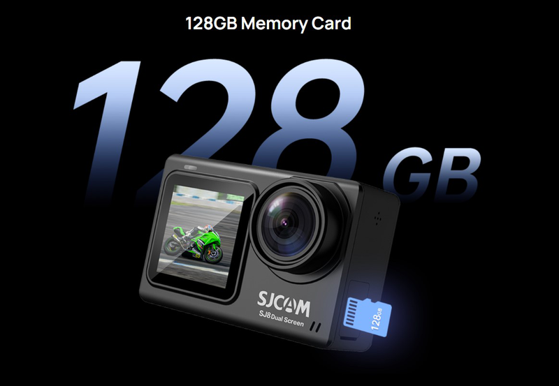 Sjcam sj8 dual screen starlight action camera 4k30fps 16mp image number null